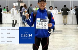 Hoàng Nguyên Thanh hụt kỷ lục quốc gia gần 2 phút ở Tokyo Marathon 2026