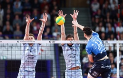 Trentino thắng nghẹt thở trận lượt đi Playoffs CEV Champions League