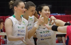 Thanh Thúy cùng Gunma Green Wings tiếp tục trải qua trận đấu 5 set nghẹt thở