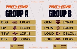 Đại diện LMHT Việt Nam Team Secret Whales chung bảng BLG và G2 tại First Stand 2026