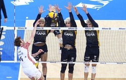 Rana Verona thắng áp đảo Allianz Milano, Mozic giành danh hiệu MVP