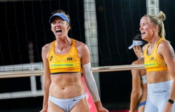 Bộ đôi Mỹ vào bán kết ngay giải đầu tiên thi đấu cùng nhau tại Beach Pro Tour