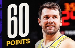 Luka Doncic ghi hơn 40 điểm/trận trong 2 tuần qua, trở lại cuộc đua MVP của NBA 2025-26