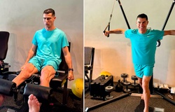 Hình ảnh ấn tượng mà Cristiano Ronaldo chia sẻ về việc tập luyện ở tuổi 41