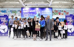 Huyền thoại Surya Bonaly "truyền lửa" cho VĐV trượt băng nghệ thuật Việt Nam