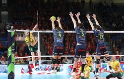 Zawiercie áp đảo Civitanova, chiếm ưu thế lớn tại tứ kết CEV Champions League