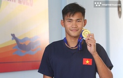 “Vua ếch” Phạm Thanh Bảo quá mạnh: Phá kỷ lục QG, bỏ xa đối thủ ở 50m ếch