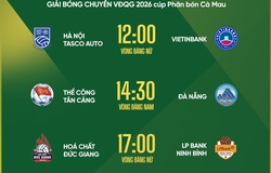 Lịch thi đấu bóng chuyền VĐQG 2026 ngày 10/4: Tâm điểm đại chiến Hà Nội Tasco Auto – Vietinbank