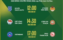 Lịch thi đấu bóng chuyền VĐQG 2026 ngày 12/4: Loạt trận hứa hẹn bùng nổ, tâm điểm đại chiến nam