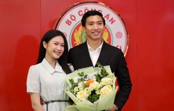 Đoàn Văn Hậu gia hạn với CAHN, Doãn Hải My gây chú ý trong ngày ký kết