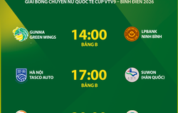 Lịch thi đấu cúp bóng chuyền VTV9 Bình Điền hôm nay 17/5