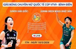Link trực tiếp cúp bóng chuyền VTV9 Bình Điền hôm nay 18/5: Gunma Green Wings vs Suwon City