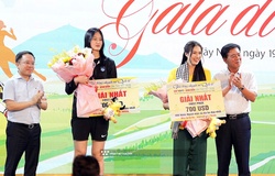 Lan Vy rạng rỡ nhận giải “VĐV mặc áo bà ba đẹp nhất” tại gala Cúp VTV9 Bình Điền 2026