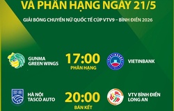 Lịch thi đấu cúp bóng chuyền VTV9 Bình Điền ngày 21/5: Chủ nhà Long An đại chiến Hà Nội Tasco Auto