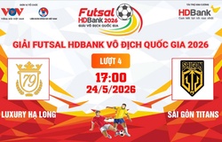 Link xem trực tiếp futsal HDBank VĐQG 2026: Luxury Hạ Long vs Sài Gòn Titans