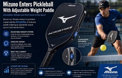 Vợt pickleball thế hệ mới của Mizuno gây tranh cãi vì thiết kế khác thường