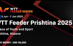 Kết quả bóng bàn ngày 28/05: Đón bão địa chấn tại WTT Feeder Prishtina và Liga Pro Đông Âu