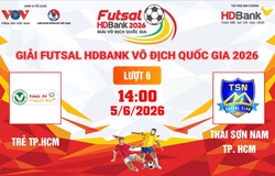 Link xem trực tiếp futsal HDBank VĐQG 2026: Trẻ TPHCM vs Thái Sơn Nam