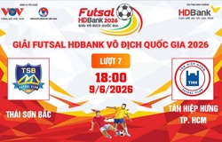 Link xem trực tiếp futsal HDBank VĐQG 2026: Thái Sơn Bắc vs Tân Hiệp Hưng
