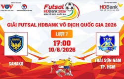 Link xem trực tiếp futsal HDBank VĐQG 2026: Sahako vs Thái Sơn Nam