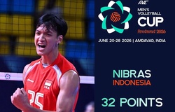 "Quái vật" 18 tuổi của bóng chuyền Indonesia lộ diện thay thế tượng đài Rivan