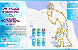 Cung đường chạy 21km mới cập nhật của Giải Bán Marathon Quốc tế Việt Nam 2024 tài trợ bởi Herbalife