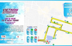 Cung đường chạy 5km và đi bộ mới cập nhật của Giải Bán Marathon Quốc tế Việt Nam 2024 tài trợ bởi Herbalife