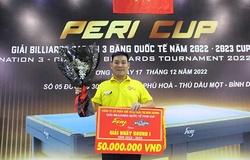 Giải Billiard Carom 3 băng Peri Cup Tour 2: Cao thủ như mây với Quốc Nguyện, Ngô Đình Nại