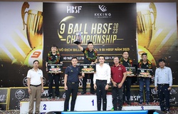 Billiards Pool 9 bi HBSF mở rộng năm 2023: Nguyễn Phúc Long vô địch, lập cú đúp danh hiệu 