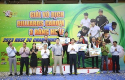 Nguyễn Trần Thanh Tự nhận “mưa” giải thưởng khi vô địch Billiards Carom 3 băng HBSF 2023