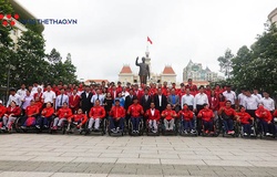 Đoàn Thể thao Người khuyết tật Việt Nam xuất quân dự ASEAN Para Games: Ngất ngây nụ cười