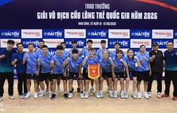 Chiều sâu đội hình định đoạt ngôi vô địch đồng đội tại giải cầu lông trẻ quốc gia 2026