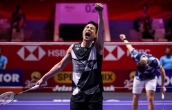 Chou Tien Chen hạ Christo Popov trong trận đấu đầy cảm xúc ở giải cầu lông Indonesia Open 2025