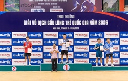 Giải trẻ quốc gia 2026 hé lộ lớp kế cận giàu tiềm năng của cầu lông Việt Nam