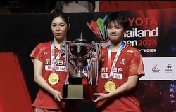 Hạ gục hạt giống số 1, cặp đôi nữ mới Trung Quốc đăng quang tại cầu lông Thailand Open 2026