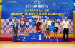Kết thúc Giải vô địch cầu lông các nhóm tuổi thiếu niên quốc gia 2025 – Tranh giải DONEX: Nhiều tài năng trẻ bứt phá