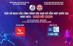 Lịch thi đấu Giải vô địch cầu lông đồng đội nam nữ hỗn hợp quốc gia 2023 hôm nay 08/09 mới nhất