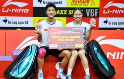 Đôi nam nữ Trần Đình Mạnh / Phạm Thị Khánh vô địch Giải cầu lông Li-Ning Vietnam International Series 2024