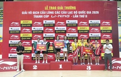Tổng kết Giải Vô địch Cầu lông các CLB quốc gia 2026: Bắc Ninh giành ngôi Nhất toàn đoàn