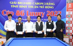 Giải carom 3 băng tỉnh Bình Thuận mở rộng: Quyết Chiến, Anh Chiến bình yên vượt sóng gió