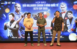 Trần Quyết Chiến, Trần Thanh Lực, Vinh Bao dự giải Billiard Carom 3 băng Quốc tế SCTV Cup 2025 có tiền thưởng kỷ lục