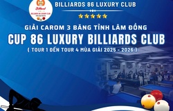 Giải Carom 3 Băng Lâm Đồng 2025-2026 khởi tranh Tour 1: Quỹ thưởng lớn, hứa hẹn sân chơi kịch tính
