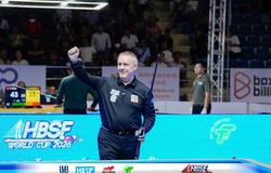 Vòng tứ kết billiard 3C TP.HCM World Cup 2026: Frederic Caudron thắng Cho Myung Woo trong trận cầu tâm điểm