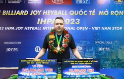 Hạ hot girl Trung Quốc, Jack Whelan lên ngôi vô địch giải Billiard JOY Heyball quốc tế mở rộng IHPA 2023