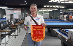 Cơ thủ đại diện của Billiards Thanh Minh Lê Quốc Hồ vô địch giải billiard 3C Cup MIK 2024