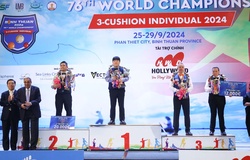 Giải billiard carom 3 băng vô địch thế giới 2024: Myung Woo Cho lên số 2, Trần Thanh Lực vào top 10