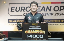 Nicholas Tan vô địch, 4 cơ thủ Việt vượt qua vòng loại giải billiards KKKing European Open 2024