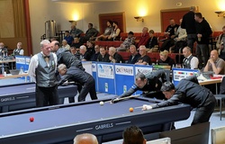 Trực tiếp chung kết billiards carom 3 băng đồng đội thế giới 2024 ngày 24/3