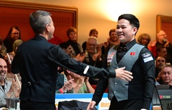 Bao Phương Vinh và Trần Quyết Chiến lần đầu vô địch Giải billiards carom 3 băng đồng đội thế giới