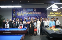 Lộ diện 8 ứng viên vô địch tại giải Billiards Cadre 71/2 Series A mở rộng toàn quốc tranh cúp Bà Chiểu lần 2 – 2024